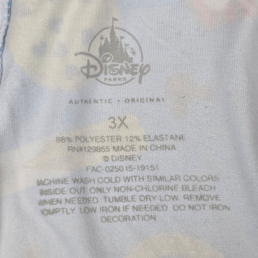 Disney Parks Snacks Leggings Womens 3X Blue Stretch Mickey Pretzel Dole Whip NWT - Picture 3 of 9